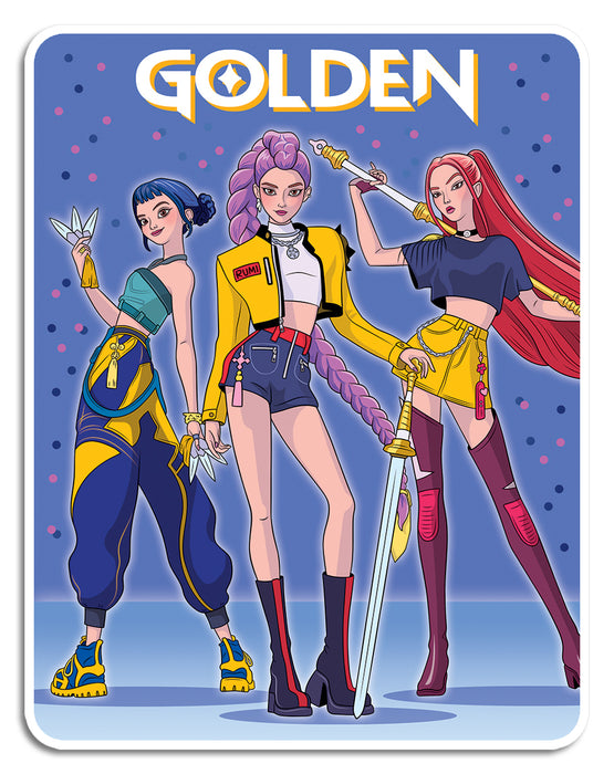 Die Cut Sticker - K-Pop DH Golden