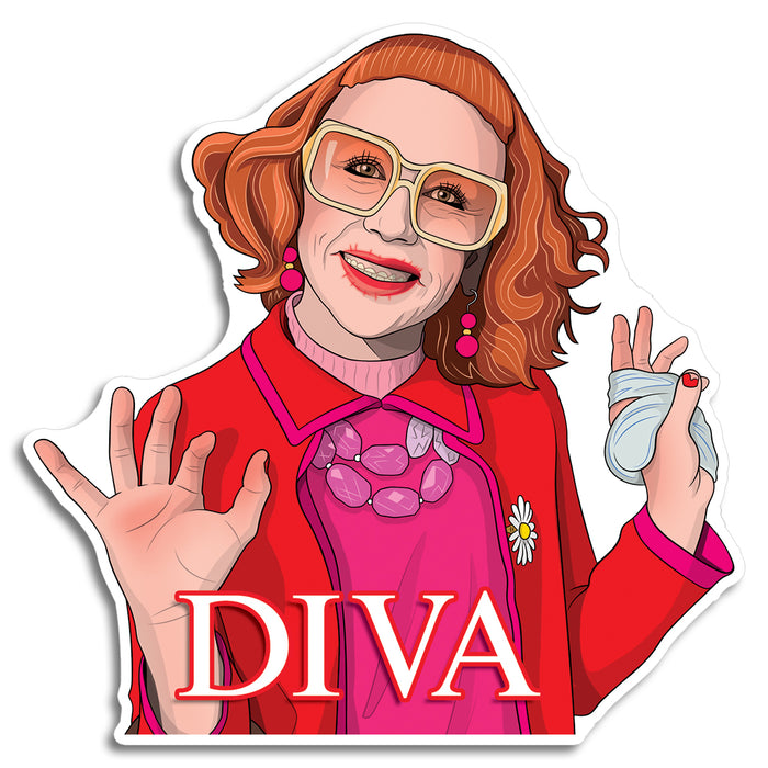 Die Cut Sticker - DIVA Auntie Gladys