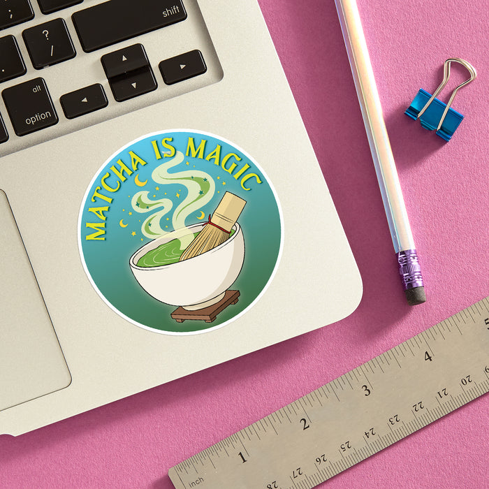 Die Cut Sticker - Matcha is Magic