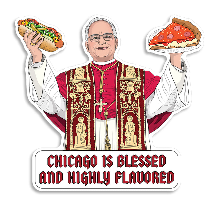 Die Cut Sticker - Chicago Pope