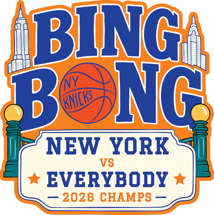 Die Cut Sticker - BING BONG New York vs. Everybody Basketball