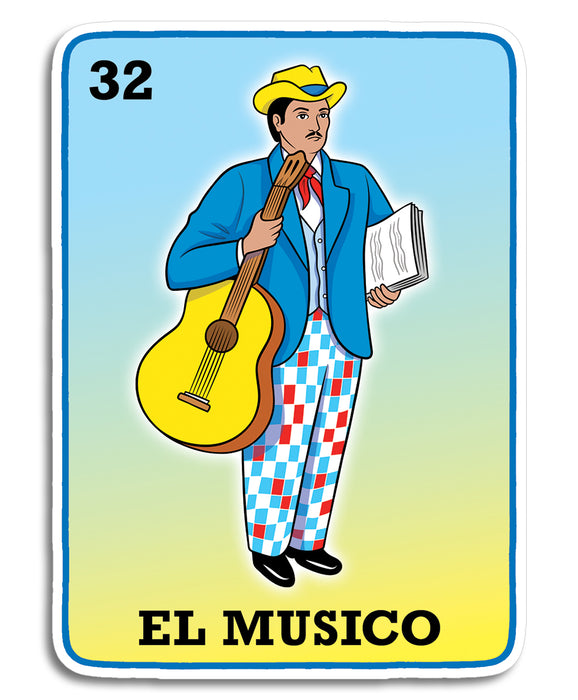 Die Cut Sticker - El Musico