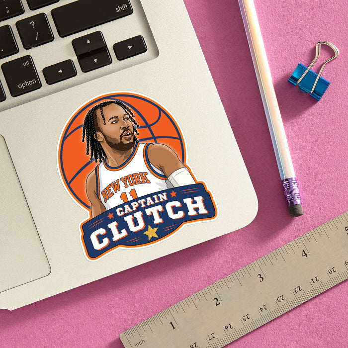 Die Cut Sticker - New York Captain Clutch Basketball