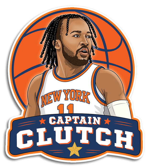 Die Cut Sticker - New York Captain Clutch Basketball