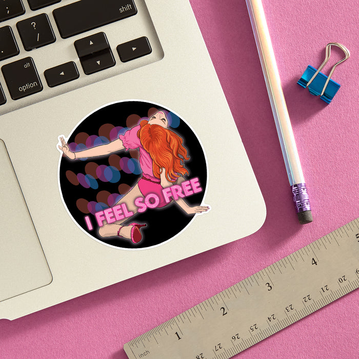 Die Cut Sticker - Madonna I Feel So Free