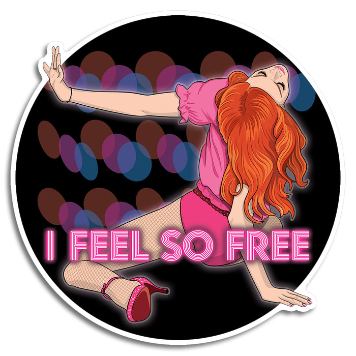 Die Cut Sticker - Madonna I Feel So Free