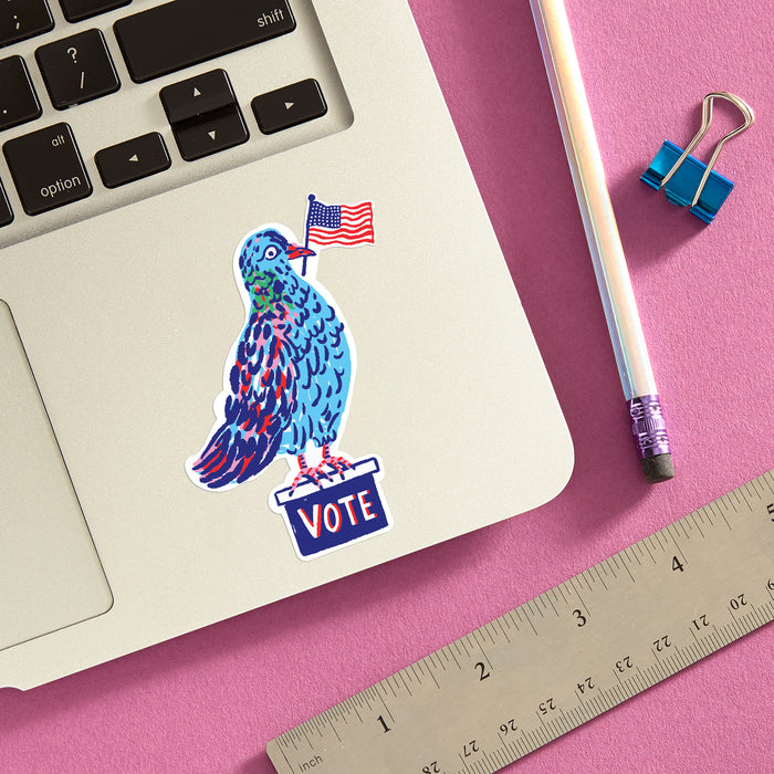 Die Cut Sticker - VOTE Pigeon