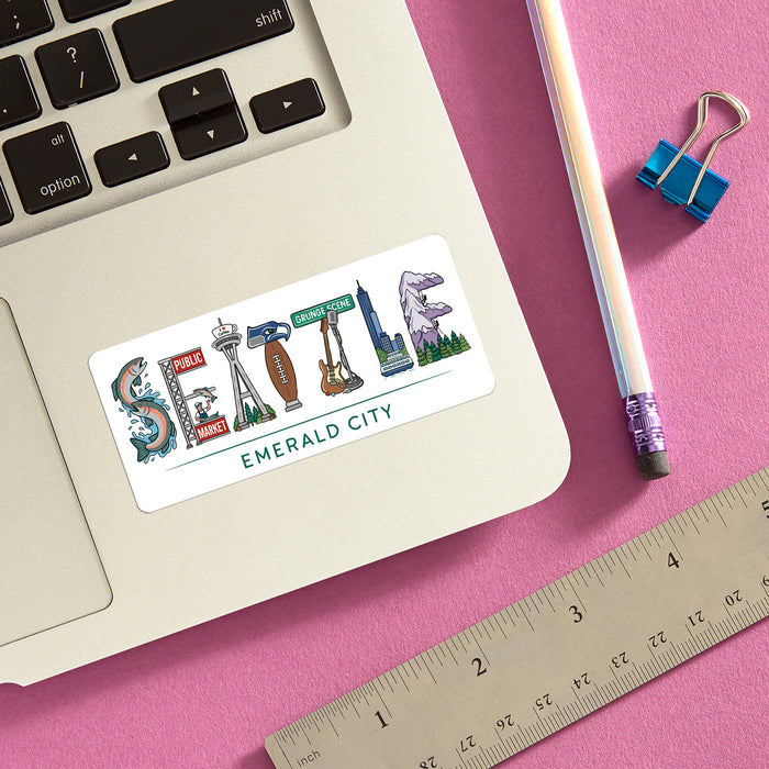 Die Cut Sticker - Seattle Icons