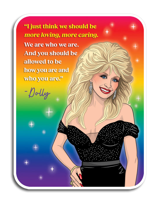 Die Cut Sticker - Dolly More Loving and Caring