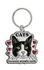 Keychain - Cats Because People Suck