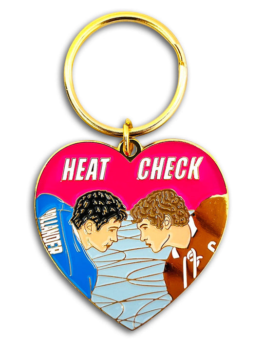 Keychain - Heated Rivalry Heat Check Heart