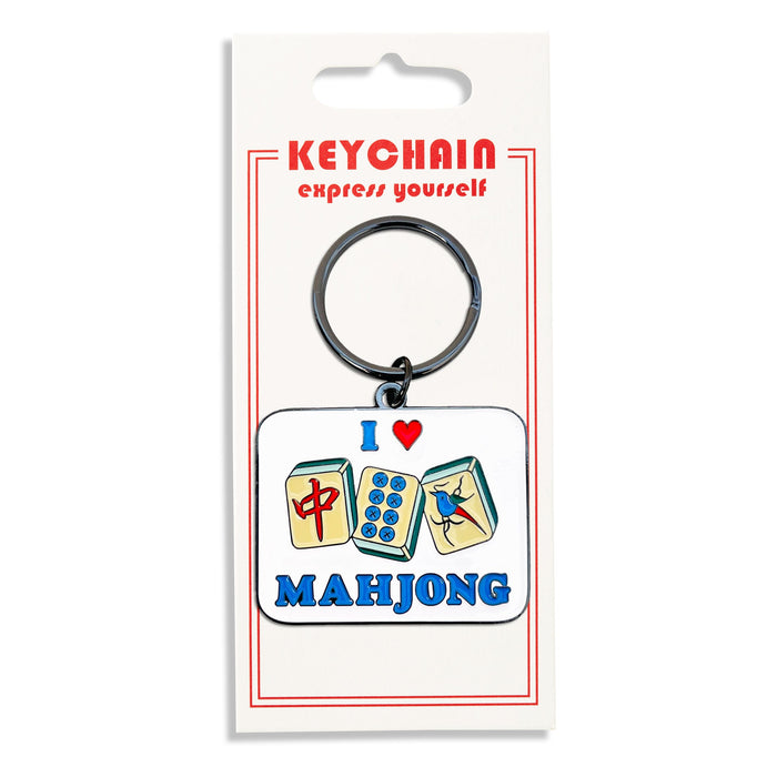 Keychain - I Heart Mahjong