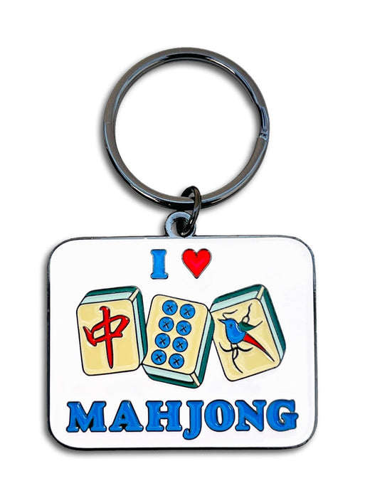 Keychain - I Heart Mahjong