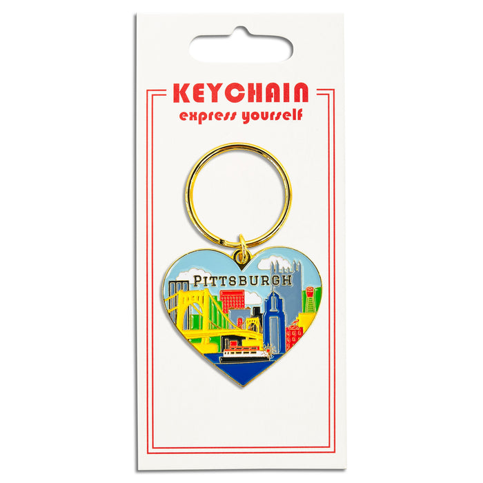 Keychain - Pittsburgh Heart