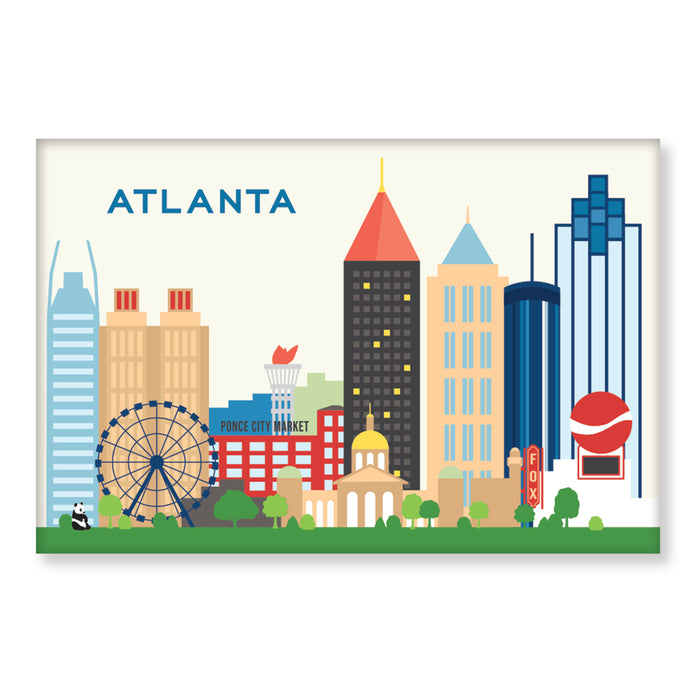 Magnet - Atlanta Skyline