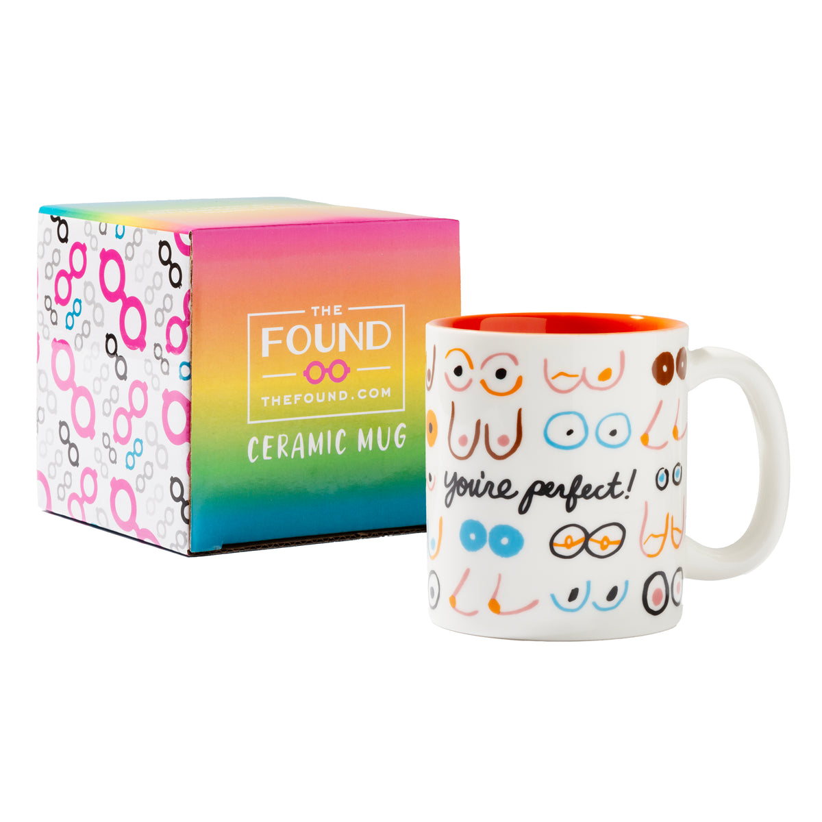 boobie coffee cup Coffee Mug: Boobs You're Perfect — The Found