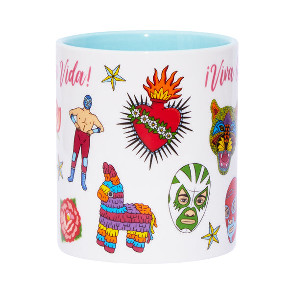 Coffee Mug: Viva la Vida Latino Collage