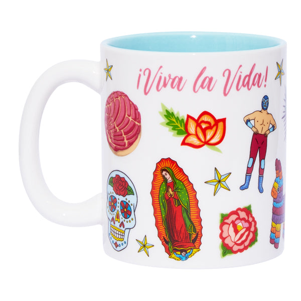 Coffee Mug: Viva la Vida Latino Collage