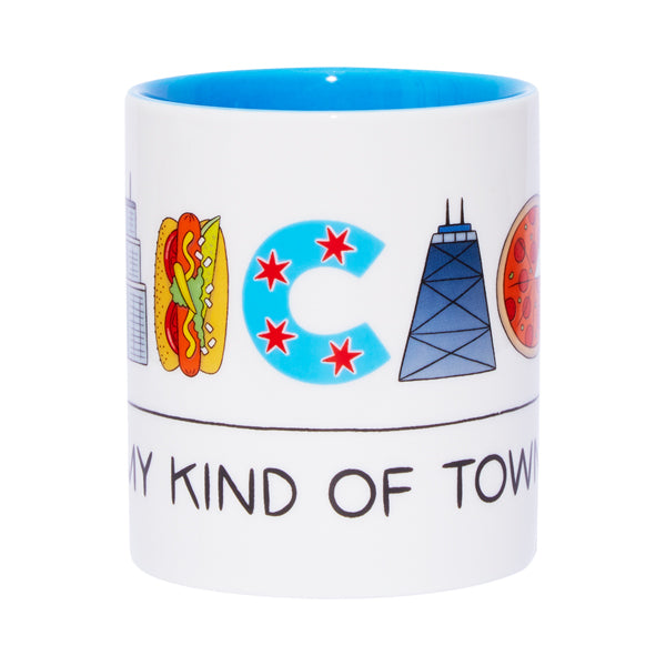 Coffee Mug: Chicago Icons My Kind of Town