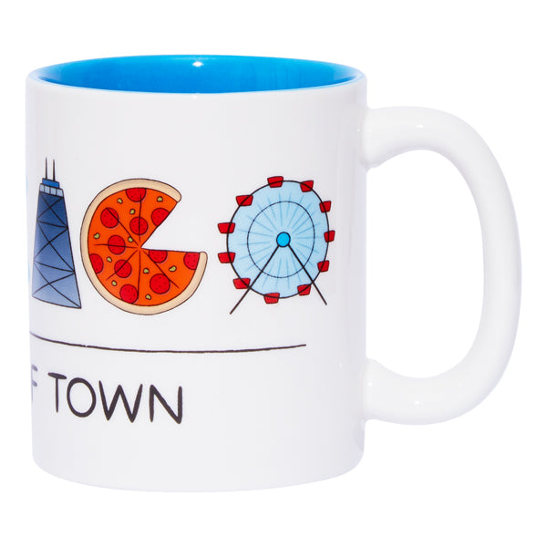 Coffee Mug: Chicago Icons My Kind of Town