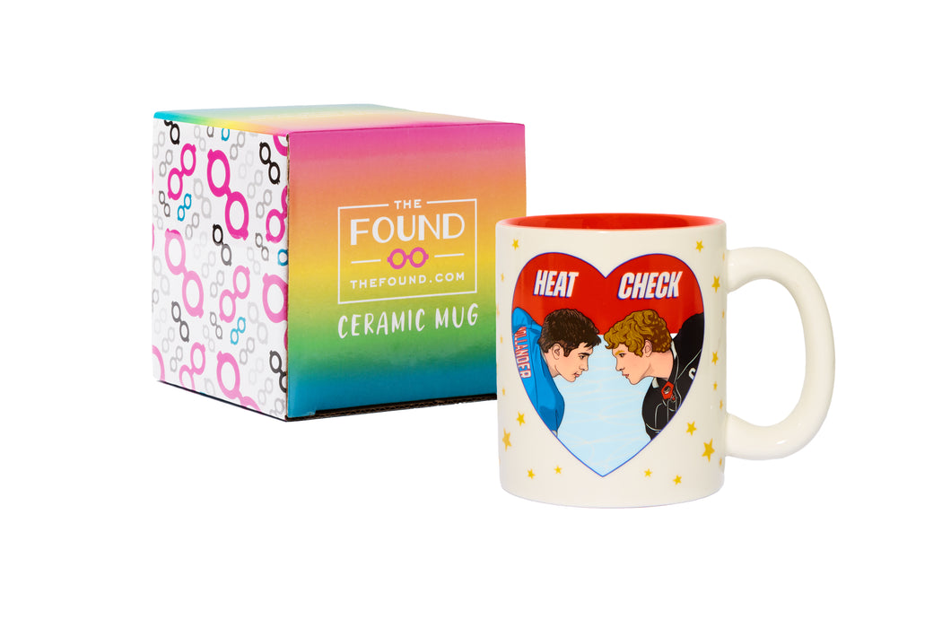 Coffee Mug: Heated Rivalry Heat Check Heart