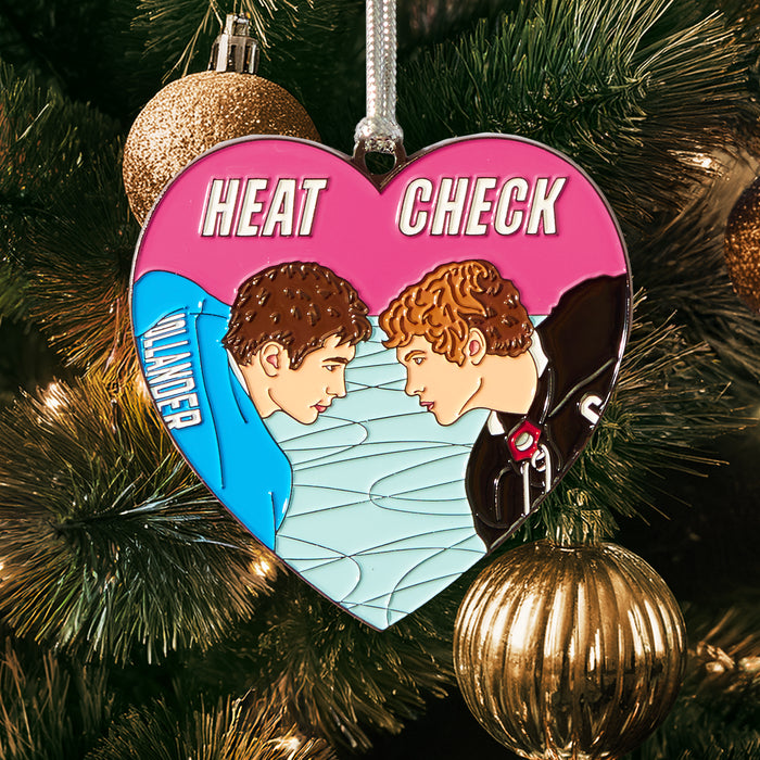 Ornament - Heated Rivalry Heat Check Heart