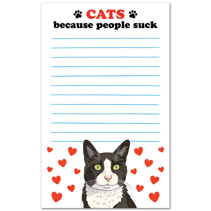 Notepad: Cats Because People Suck