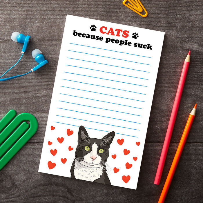 Notepad: Cats Because People Suck