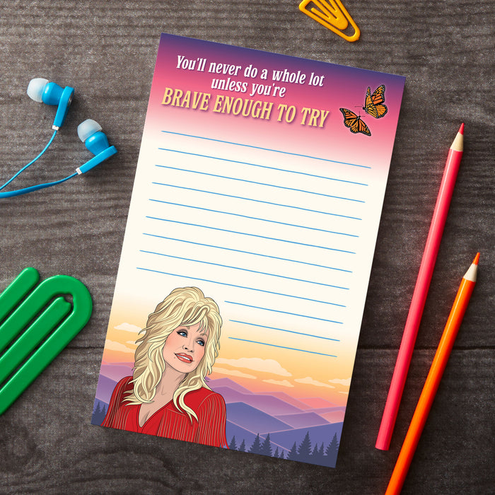 Notepad: Dolly Brave Enough to Try
