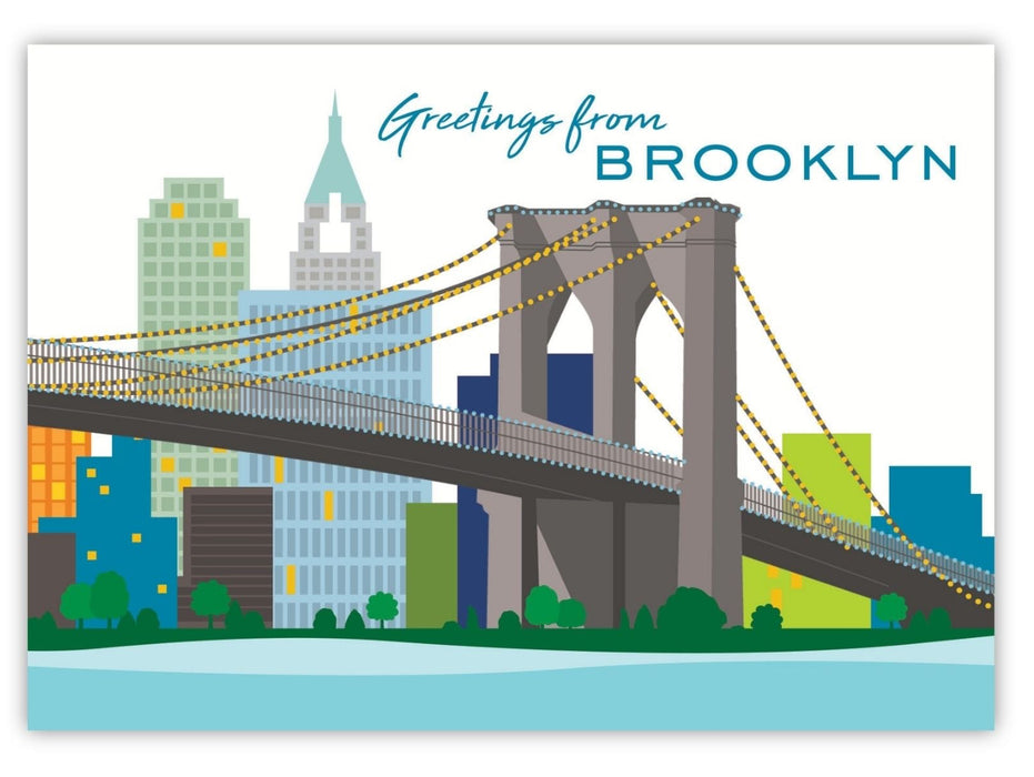 Postcard - Brooklyn Skyline
