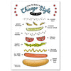 Postcard - Chicago Style Hot Dog