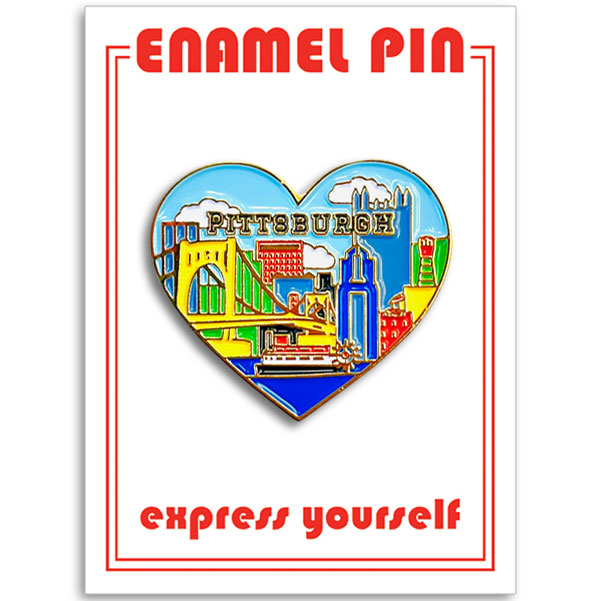 Pin - Pittsburgh Skyline Heart