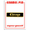 Pin - Chicago (Old English)