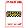 Pin - New York (Checkerboard)
