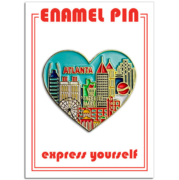 Pin - Atlanta Skyline Heart — The Found