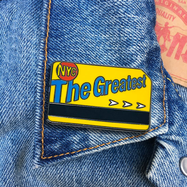 Pin - New York City NYC "The Greatest" Metro Card