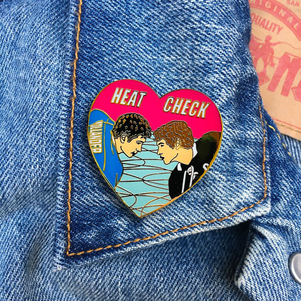 Pin - Heated Rivalry Heat Check Heart