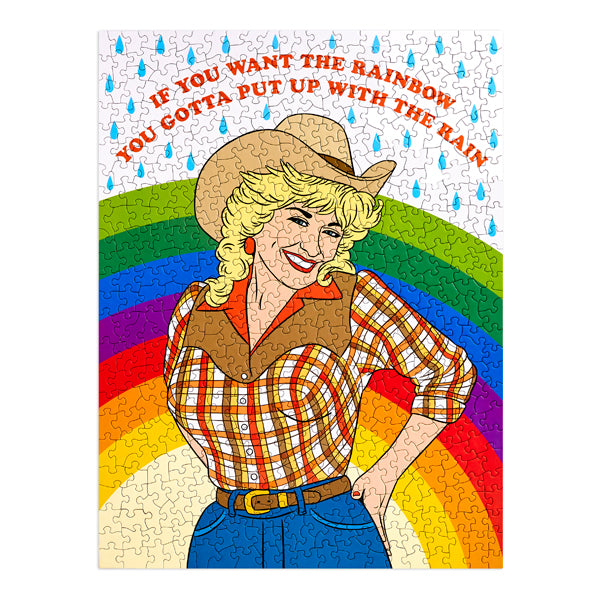 Puzzle: Cowgirl Rainbow