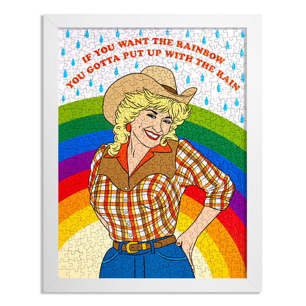 Puzzle: Cowgirl Rainbow