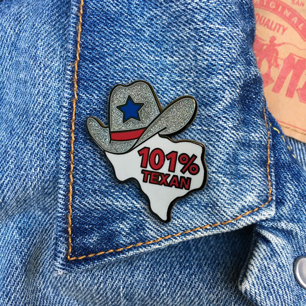 Pin - 101% Texan