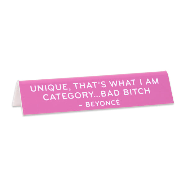Desk Sign: Beyonce