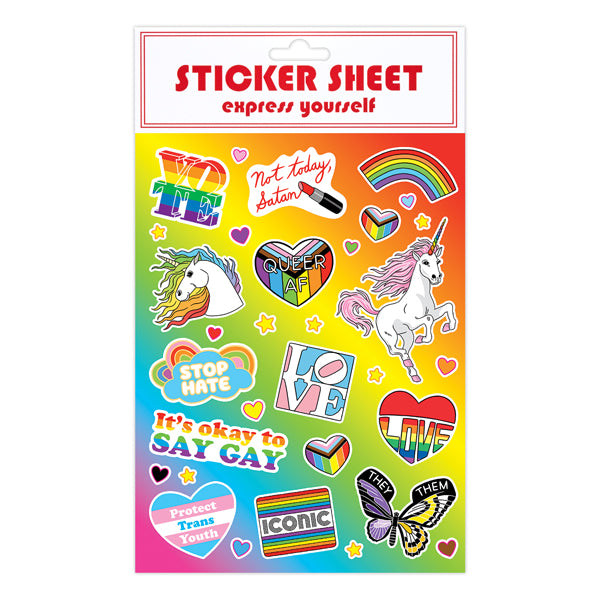 Sticker Sheet - Queer Pride