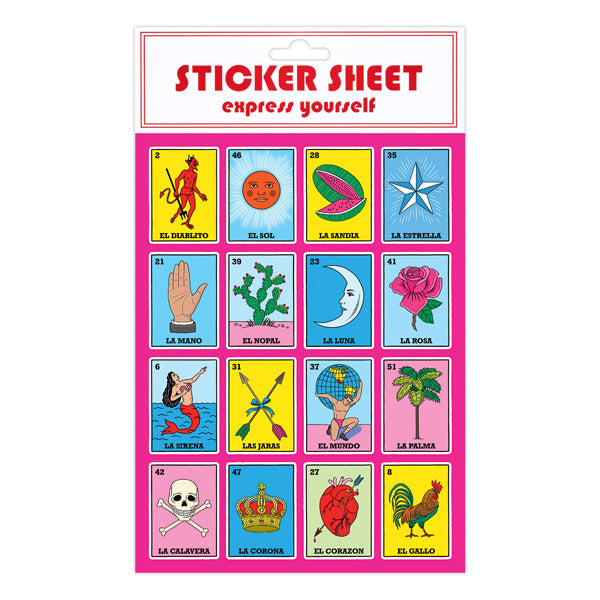 Sticker Sheet - Mexican Bingo