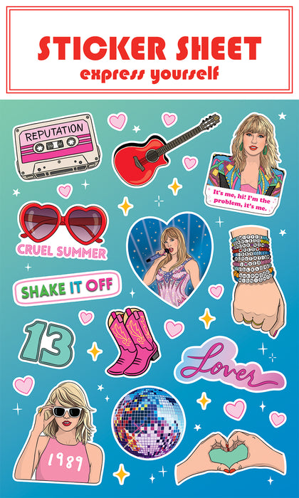 Sticker Sheet - Swiftie