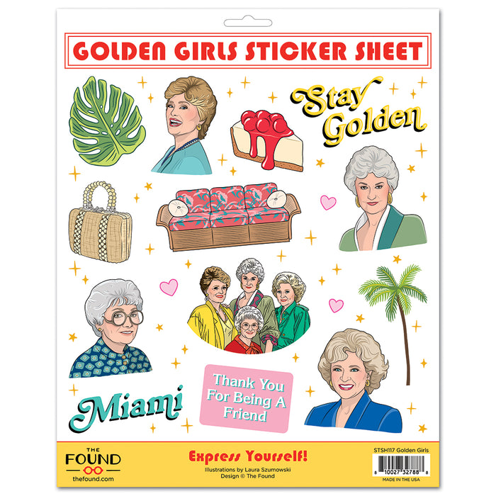 Sticker Sheet - Stay Golden