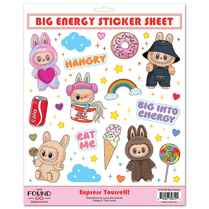 Sticker Sheet - Labubu