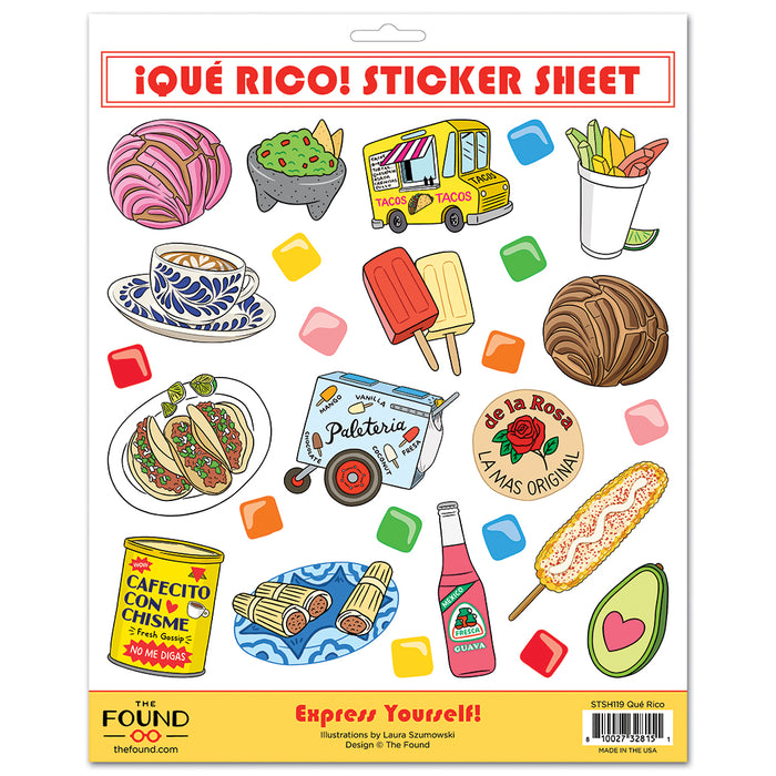 Sticker Sheet - Que Rico Latin Foods