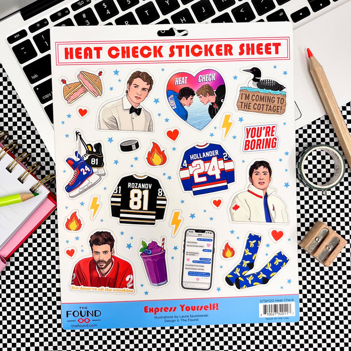 Sticker Sheet - Heated Rivalry