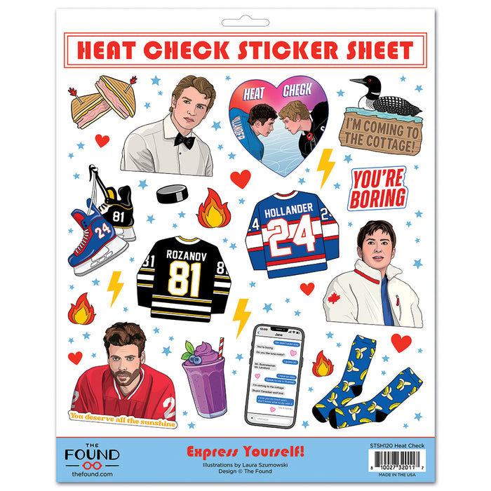 Sticker Sheet - Heated Rivalry