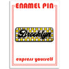 Pin - Brooklyn (Checkerboard)